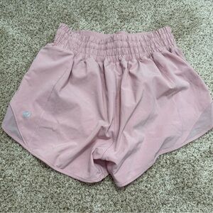 Lululemon Pink Athletic Shorts with Elastic Waist
